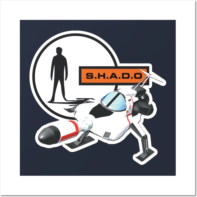 UFO Shado Interceptor Wall Art by Meta Cortex